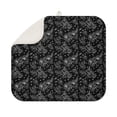 thumbnail image 1 of Pioneer Flower Floral Print Pattern Kitchen Dish Drying Mat 1 Pack, Ultra Absorbent Microfiber Drainer Mat, 16"x18", 1 of 6