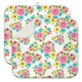 thumbnail image 1 of Pioneer Flower Floral Print Pattern Kitchen Dish Drying Mat 1 Pack, Ultra Absorbent Microfiber Drainer Mat, 16"x18", 1 of 6