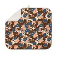 thumbnail image 1 of Pioneer Flower Floral Print Pattern Kitchen Dish Drying Mat 1 Pack, Ultra Absorbent Microfiber Drainer Mat, 16"x18", 1 of 6