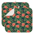 thumbnail image 1 of Pioneer Flower Floral Print Pattern Kitchen Dish Drying Mat 1 Pack, Ultra Absorbent Microfiber Drainer Mat, 16"x18", 1 of 6