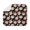 thumbnail image 1 of Pioneer Flower Floral Print Pattern Kitchen Dish Drying Mat 1 Pack, Ultra Absorbent Microfiber Drainer Mat, 16"x18", 1 of 6