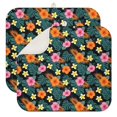 thumbnail image 1 of Pioneer Flower Floral Print Pattern Kitchen Dish Drying Mat 1 Pack, Ultra Absorbent Microfiber Drainer Mat, 16"x18", 1 of 6