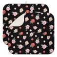 thumbnail image 1 of Pioneer Flower Floral Print Pattern Kitchen Dish Drying Mat 1 Pack, Ultra Absorbent Microfiber Drainer Mat, 16"x18", 1 of 6