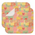 thumbnail image 1 of Pioneer Flower Floral Print Pattern Kitchen Dish Drying Mat 1 Pack, Ultra Absorbent Microfiber Drainer Mat, 16"x18", 1 of 6