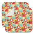 thumbnail image 1 of Pioneer Flower Floral Print Pattern Kitchen Dish Drying Mat 1 Pack, Ultra Absorbent Microfiber Drainer Mat, 16"x18", 1 of 6