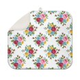 thumbnail image 1 of Pioneer Flower Floral Print Pattern Kitchen Dish Drying Mat 1 Pack, Ultra Absorbent Microfiber Drainer Mat, 16"x18", 1 of 6