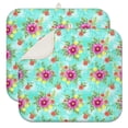 thumbnail image 1 of Pioneer Flower Floral Print Pattern Kitchen Dish Drying Mat 1 Pack, Ultra Absorbent Microfiber Drainer Mat, 16"x18", 1 of 6