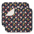 thumbnail image 1 of Pioneer Flower Floral Print Pattern Kitchen Dish Drying Mat 1 Pack, Ultra Absorbent Microfiber Drainer Mat, 16"x18", 1 of 6