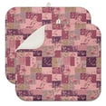 thumbnail image 1 of Pioneer Flower Floral Print Pattern Kitchen Dish Drying Mat 1 Pack, Ultra Absorbent Microfiber Drainer Mat, 16"x18", 1 of 6