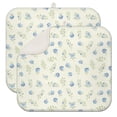 thumbnail image 1 of Pioneer Flower Floral Print Pattern Kitchen Dish Drying Mat 1 Pack, Ultra Absorbent Microfiber Drainer Mat, 16"x18", 1 of 6
