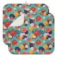 thumbnail image 1 of Pioneer Flower Floral Print Pattern Kitchen Dish Drying Mat 1 Pack, Ultra Absorbent Microfiber Drainer Mat, 16"x18", 1 of 6