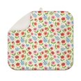 thumbnail image 1 of Pioneer Flower Floral Print Pattern Kitchen Dish Drying Mat 1 Pack, Ultra Absorbent Microfiber Drainer Mat, 16"x18", 1 of 6