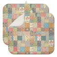 thumbnail image 1 of Pioneer Flower Floral Print Pattern Kitchen Dish Drying Mat 1 Pack, Ultra Absorbent Microfiber Drainer Mat, 16"x18", 1 of 6