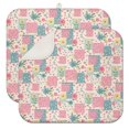 thumbnail image 1 of Pioneer Flower Floral Print Pattern Kitchen Dish Drying Mat 1 Pack, Ultra Absorbent Microfiber Drainer Mat, 16"x18", 1 of 6