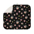 thumbnail image 1 of Pioneer Flower Floral Print Pattern Kitchen Dish Drying Mat 1 Pack, Ultra Absorbent Microfiber Drainer Mat, 16"x18", 1 of 6