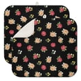 thumbnail image 1 of Pioneer Flower Floral Print Pattern Kitchen Dish Drying Mat 1 Pack, Ultra Absorbent Microfiber Drainer Mat, 16"x18", 1 of 6