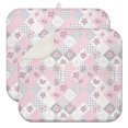 thumbnail image 1 of Pioneer Flower Floral Print Pattern Kitchen Dish Drying Mat 1 Pack, Ultra Absorbent Microfiber Drainer Mat, 16"x18", 1 of 6