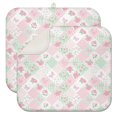 thumbnail image 1 of Pioneer Flower Floral Print Pattern Kitchen Dish Drying Mat 1 Pack, Ultra Absorbent Microfiber Drainer Mat, 16"x18", 1 of 6