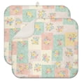 thumbnail image 1 of Pioneer Flower Floral Print Pattern Kitchen Dish Drying Mat 1 Pack, Ultra Absorbent Microfiber Drainer Mat, 16"x18", 1 of 6