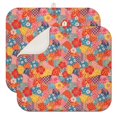 thumbnail image 1 of Pioneer Flower Floral Print Pattern Kitchen Dish Drying Mat 1 Pack, Ultra Absorbent Microfiber Drainer Mat, 16"x18", 1 of 6