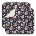 thumbnail image 1 of Pioneer Flower Floral Print Pattern Kitchen Dish Drying Mat 1 Pack, Ultra Absorbent Microfiber Drainer Mat, 16"x18", 1 of 6