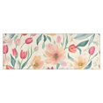 thumbnail image 1 of Pioneer Flower Floral Print Pattern Kitchen Rug Mat,Kitchen Runner Rugs Non Skid Washable,Decorative Kitchen Floor Mats for Kitchen,Sink,Laundry,17"X47", 1 of 5