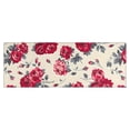 thumbnail image 1 of Pioneer Flower Floral Print Pattern Kitchen Rug Mat,Kitchen Runner Rugs Non Skid Washable,Decorative Kitchen Floor Mats for Kitchen,Sink,Laundry,17"X47", 1 of 5
