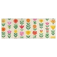 thumbnail image 1 of Pioneer Flower Floral Print Pattern Kitchen Rug Mat,Kitchen Runner Rugs Non Skid Washable,Decorative Kitchen Floor Mats for Kitchen,Sink,Laundry,17"X47", 1 of 5