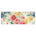 thumbnail image 1 of Pioneer Flower Floral Print Pattern Kitchen Rug Mat,Kitchen Runner Rugs Non Skid Washable,Decorative Kitchen Floor Mats for Kitchen,Sink,Laundry,17"X47", 1 of 5