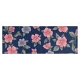 thumbnail image 1 of Pioneer Flower Floral Print Pattern Kitchen Rug Mat,Kitchen Runner Rugs Non Skid Washable,Decorative Kitchen Floor Mats for Kitchen,Sink,Laundry,17"X47", 1 of 5