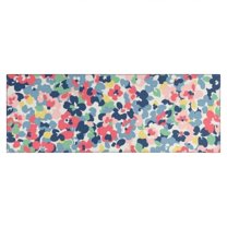 Pioneer Flower Floral Print Pattern Kitchen Rug Mat,Kitchen Runner Rugs Non Skid Washable,Decorative Kitchen Floor Mats for Kitchen,Sink,Laundry,17"X47"
