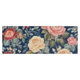 thumbnail image 1 of Pioneer Flower Floral Print Pattern Kitchen Rug Mat,Kitchen Runner Rugs Non Skid Washable,Decorative Kitchen Floor Mats for Kitchen,Sink,Laundry,17"X47", 1 of 5