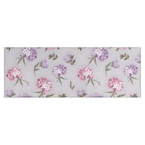 Pioneer Flower Floral Print Pattern Kitchen Rug Mat,Kitchen Runner Rugs Non Skid Washable,Decorative Kitchen Floor Mats for Kitchen,Sink,Laundry,17"X47"