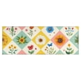 thumbnail image 1 of Pioneer Flower Floral Print Pattern Kitchen Rug Mat,Kitchen Runner Rugs Non Skid Washable,Decorative Kitchen Floor Mats for Kitchen,Sink,Laundry,17"X47", 1 of 5