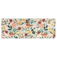 thumbnail image 1 of Pioneer Flower Floral Print Pattern Kitchen Rug Mat,Kitchen Runner Rugs Non Skid Washable,Decorative Kitchen Floor Mats for Kitchen,Sink,Laundry,17"X47", 1 of 5