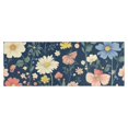 thumbnail image 1 of Pioneer Flower Floral Print Pattern Kitchen Rug Mat,Kitchen Runner Rugs Non Skid Washable,Decorative Kitchen Floor Mats for Kitchen,Sink,Laundry,17"X47", 1 of 5