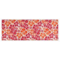 Pioneer Flower Floral Print Pattern Kitchen Rug Mat,Kitchen Runner Rugs Non Skid Washable,Decorative Kitchen Floor Mats for Kitchen,Sink,Laundry,17"X47"