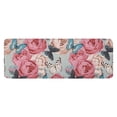 thumbnail image 1 of Pioneer Flower Floral Print Pattern Kitchen Rug Mat,Kitchen Runner Rugs Non Skid Washable,Decorative Kitchen Floor Mats for Kitchen,Sink,Laundry,17"x47.2", 1 of 7