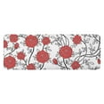thumbnail image 1 of Pioneer Flower Floral Print Pattern Kitchen Rug Mat,Kitchen Runner Rugs Non Skid Washable,Decorative Kitchen Floor Mats for Kitchen,Sink,Laundry,17"x47.2", 1 of 7