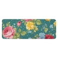 thumbnail image 1 of Pioneer Flower Floral Print Pattern Kitchen Rug Mat,Kitchen Runner Rugs Non Skid Washable,Decorative Kitchen Floor Mats for Kitchen,Sink,Laundry,17"x47.2", 1 of 7