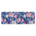 thumbnail image 1 of Pioneer Flower Floral Print Pattern Kitchen Rug Mat,Kitchen Runner Rugs Non Skid Washable,Decorative Kitchen Floor Mats for Kitchen,Sink,Laundry,17"x47.2", 1 of 7