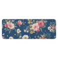 thumbnail image 1 of Pioneer Flower Floral Print Pattern Kitchen Rug Mat,Kitchen Runner Rugs Non Skid Washable,Decorative Kitchen Floor Mats for Kitchen,Sink,Laundry,17"x47.2", 1 of 7