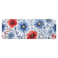 thumbnail image 1 of Pioneer Flower Floral Print Pattern Kitchen Rug Mat,Kitchen Runner Rugs Non Skid Washable,Decorative Kitchen Floor Mats for Kitchen,Sink,Laundry,17"x47.2", 1 of 7