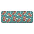 thumbnail image 1 of Pioneer Flower Floral Print Pattern Kitchen Rug Mat,Kitchen Runner Rugs Non Skid Washable,Decorative Kitchen Floor Mats for Kitchen,Sink,Laundry,17"x47.2", 1 of 7