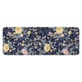 thumbnail image 1 of Pioneer Flower Floral Print Pattern Kitchen Rug Mat,Kitchen Runner Rugs Non Skid Washable,Decorative Kitchen Floor Mats for Kitchen,Sink,Laundry,17"x47.2", 1 of 7