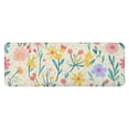 thumbnail image 1 of Pioneer Flower Floral Print Pattern Kitchen Rug Mat,Kitchen Runner Rugs Non Skid Washable,Decorative Kitchen Floor Mats for Kitchen,Sink,Laundry,17"x47.2", 1 of 7