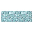 thumbnail image 1 of Pioneer Flower Floral Print Pattern Kitchen Rug Mat,Kitchen Runner Rugs Non Skid Washable,Decorative Kitchen Floor Mats for Kitchen,Sink,Laundry,17"x47.2", 1 of 7