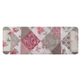 thumbnail image 1 of Pioneer Flower Floral Print Pattern Kitchen Rug Mat,Kitchen Runner Rugs Non Skid Washable,Decorative Kitchen Floor Mats for Kitchen,Sink,Laundry,17"x47.2", 1 of 7