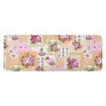 thumbnail image 1 of Pioneer Flower Floral Print Pattern Kitchen Rug Mat,Kitchen Runner Rugs Non Skid Washable,Decorative Kitchen Floor Mats for Kitchen,Sink,Laundry,17"x47.2", 1 of 7