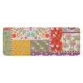 thumbnail image 1 of Pioneer Flower Floral Print Pattern Kitchen Rug Mat,Kitchen Runner Rugs Non Skid Washable,Decorative Kitchen Floor Mats for Kitchen,Sink,Laundry,17"x47.2", 1 of 7
